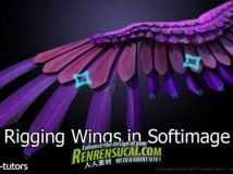 《Softimage翅膀套索训练教程》Digital-Tutors Rigging Wings in Softimage
