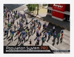 不同人群人口系统3D角色Unity游戏素材资源
