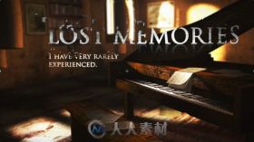 复古创意回忆失去的记忆纪录片视频包装AE模板 Videohive Lost Memories 8927922