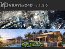 《V-RAY 1.2.6 破解版C4D专用 win32/64位》V-RAY 1.2.6 For Cinema 4D 12-13