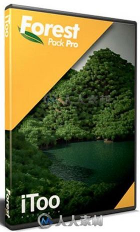 iToo ForestPack森林草丛植物生成3dsmax插件V5.2 Win版 ITOO FOREST PACK PRO 5.2 ...