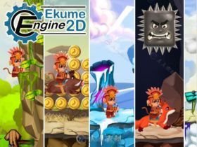 完整的美丽的Ekume引擎2D平台游戏工具编辑器扩充Unity游戏素材资源