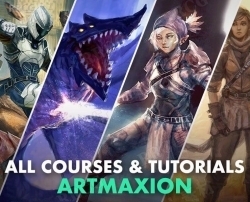 Artmaxion数字绘画艺术系列视频教程合集
