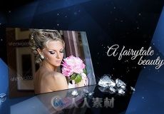 美丽优雅婚礼钻石包装动画AE模板 Videohive Luxury of Diamonds Elegant Slideshow...