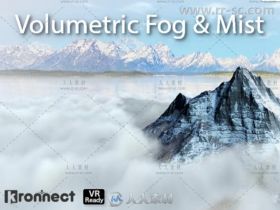 超现实移动的云雾灰尘天空的阴霾全屏幕及相机效果着色器Unity游戏素材资源