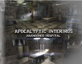 被遗弃的医院城市环境3D模型Unity游戏素材资源