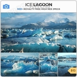 300组冰岛冰川冰晶高清参考图片合集