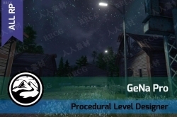 GeNa Pro复杂关卡地形设计系统工具Unity游戏素材资源