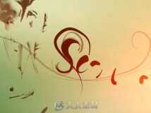 中国风水墨视频四季素材动态国画
