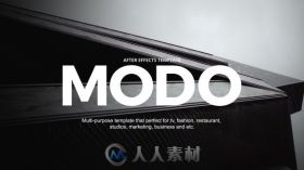 现代时尚多用途广播包电视栏目视频包装AE模板Videohive Modo - Fashion Broadcast...