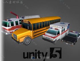 现代汽车车辆3D模型Unity游戏素材资源