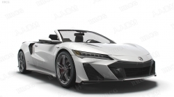 讴歌Acura NSX Type S Cabrio 2022款超跑汽车3D模型