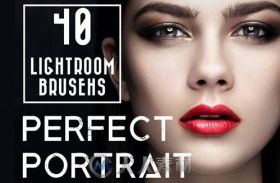 40款女性照片完美调色lightroom预设40 Lightroom Portait Brushes
