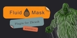 Fluid Mask遮罩生成工具ZBrush插件