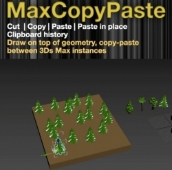 MaxCopyPaste复制粘贴扩展功能3dsmax脚本V1.1版