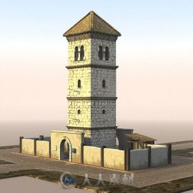 unity3d游戏场景模型老旧村庄原件3D模型
