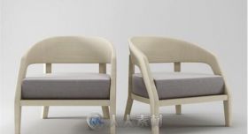 单椅沙发3D模型