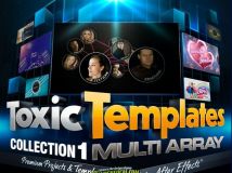 《DJ超强Toxic系列AE模板合辑Vol.1》Digital Juice Toxic Templates Collection 1 Multi Array f