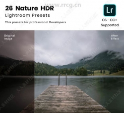 26组自然风景HDR后期调色艺术LR预设