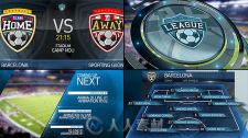 体育足球运动节目比赛预告电视栏目AE模板 Broadcast Sports Graphics Package