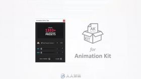 文本预置预设动画工具包 AE模板Text Preset Volume I for Animation Kit