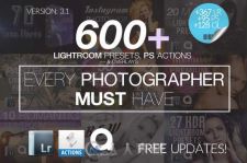 600组摄影师平面调色特效预设动作大礼包 Creativemarket 600 LIGHTROOM Presets Me...