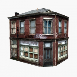 3D模型老旧房子