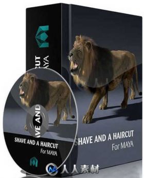 JoeAlter Shave A Haircut头发毛皮Maya插件V9.5 V12版 JOEALTER SHAVE AND A HAIRC...