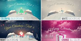 美妙的圣诞节动画视频AE模板 Videohive  Christmas 18710816
