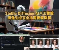 Stable Diffusion AI人工智能图像生成完全指南视频教程