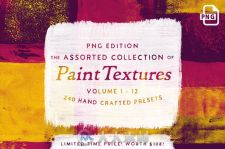 多款油漆纹理平面素材合辑252 Assorted Real Paint Textures