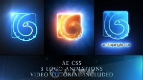 美丽的霓虹电影灯光标志LOGO演绎AE模板Videohive Cinematic Light Logo Reveal Pa...