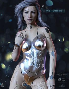 精致的女性人工智能机器人Pix Venus500