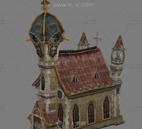 龙之谷的教堂3D模型