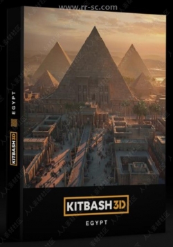 埃及金字塔古城建筑群相关3D模型合集