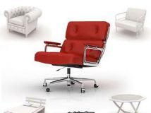 《家具-沙发床椅沙发桌子3D模型合辑》Evermotion ArchModels v01 Furniture
