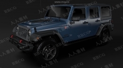 吉普牧马人Jeep Wrangler真实汽车高质量3D模型