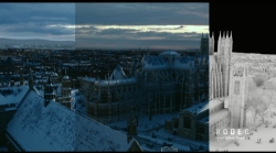 影片《胡桃夹子和四个王国》视觉特效解析视频 从街道建筑到人群都是CG效果
