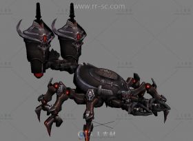 魔幻机械蝎子怪3D模型