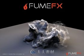 FumeFX流体模拟引擎Maya插件V403版 FUMEFX 403 MAYA 2017 WIN X64
