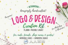 帅气创意LOGO设计矢量套件Awesome Logo & Design Creation Kit 735780