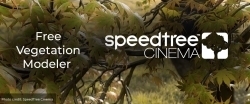 SpeedTree Modeler Cinema Edition树木植物实时建模软件V9.5.0版