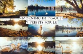 9款照片上午特效Lightroom预设Morning_in_Prague-_9_presets_for_Lr