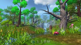 Unity5游戏场景模型卡通森林包