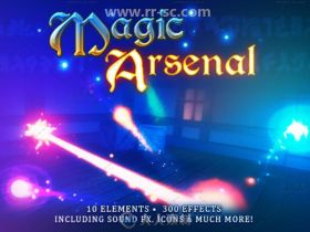 魔法武器粒子魔术粒子系统Unity游戏素材资源