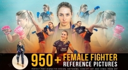 950张女性运动类比赛动作姿势造型高清参考图合集