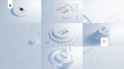 5个独特干净简洁科技感计时器展示动画AE模板