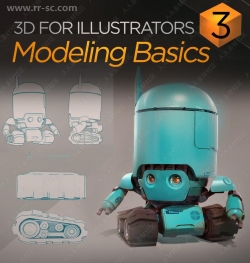 插画师从2D转3D工作流程视频教程第三季