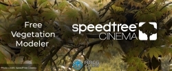 SpeedTree Modeler Cinema Edition树木植物实时建模软件V9.5.2版