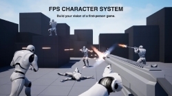 FPS角色第一人称射击系统蓝图Unreal Engine游戏素材